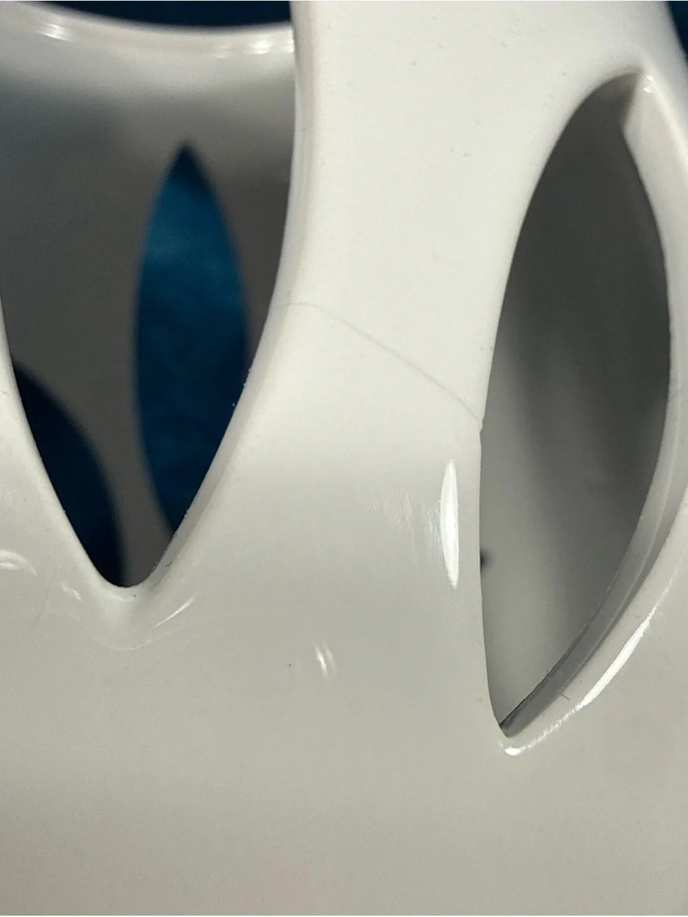 PartyLite White Ceramic Flower Petal Punched Taper Candle Holder 2 pc. 8" *READ* - Picture 8 of 11